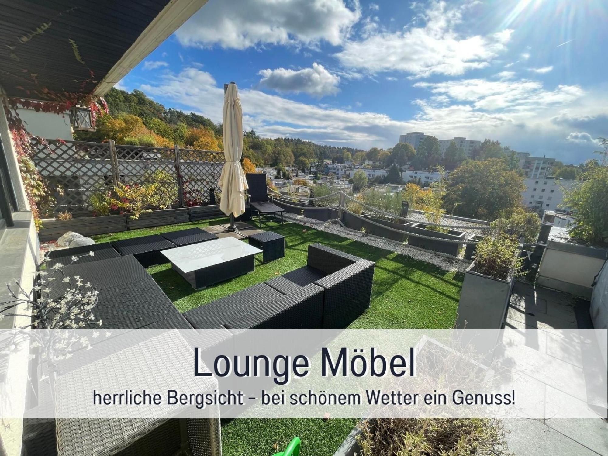 Penthouse - 3 Schlafzimmer- Sonnige Dachterrasse -Whirlpool & Alpenblick - Perfekt Fuer Romantik Oder Familienurlaub Mit Kind, Hund Willkommen - By Ferienwohnenamsee - Uberlingen Exterior foto